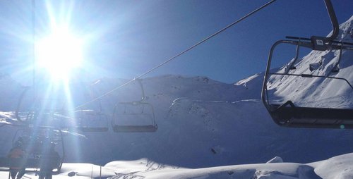 sonnige Aussicht in Hochfügen